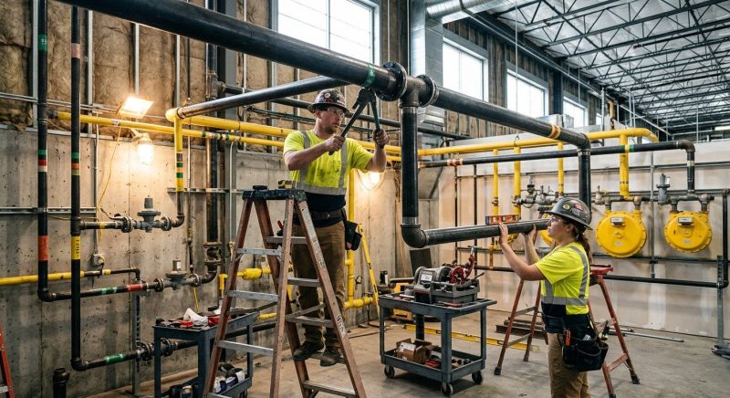 Commercial Gas Piping in Columbus, OH