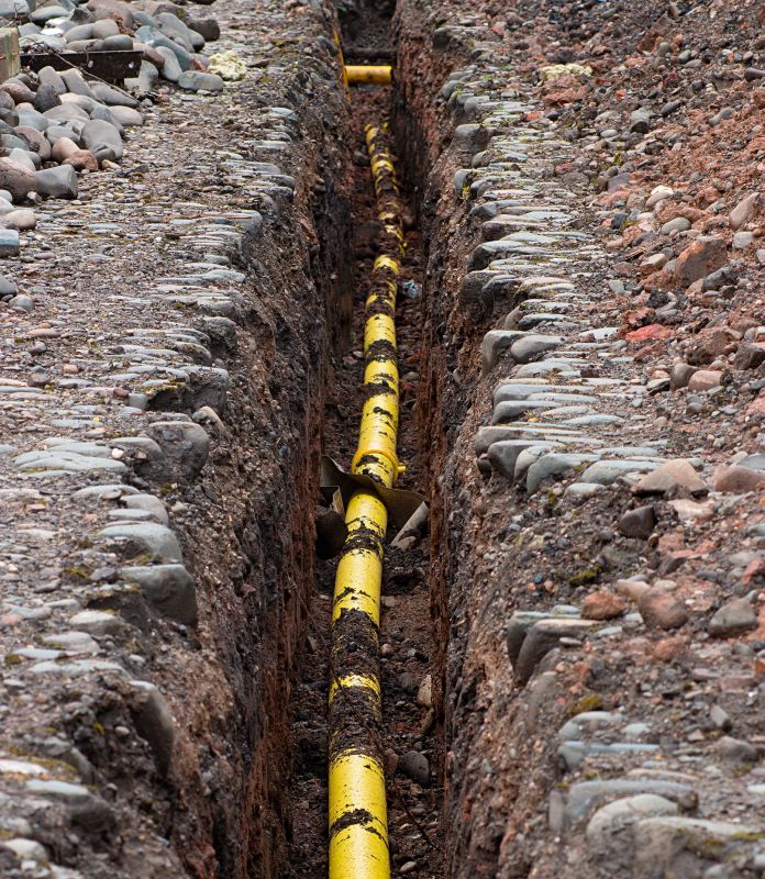 Underground Gas Line