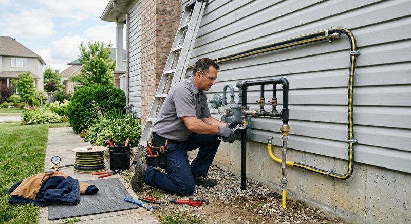 Gas Line Relocation in Columbus, OH